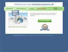 Tablet Screenshot of interactivesystems.de